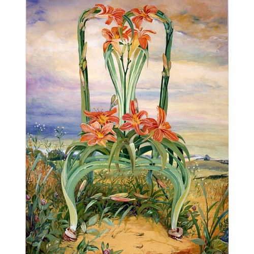 Day Lilies Poster - Medium